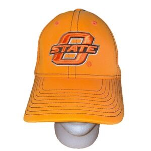 Oklahoma State Cowboys OSU Orange One‎ Size Hat Cap Embroidered